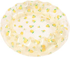 29 Inch Inflatable Swimming Pool, PVC Portable Blow Up Ball Play Pit Pool for Kid Indoor Outdoor Backyard (Transparent Lemon)