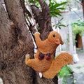 Climbing Squirrel Tree Hugger Statue - UV Resistant Resin Hanging Garden Sculpture, Waterproof Outdoor Decor for Yard, Patio, Porch (Squirrel)