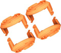 WA6531 Replacement Spool Cap Covers Compatible with Worx WA0010 WG155 WG163 WG180,String Trimmer Replacement Worx Spool Cap Covers -4Pack