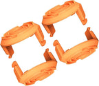 WA6531 Replacement Spool Cap Covers Compatible with Worx WA0010 WG155 WG163 WG180,String Trimmer Replacement Worx Spool Cap Covers -4Pack