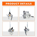 Hipa 20001368 Carburetor Kit for Arien 20001027 20001086 20001369 920403 920021 920025 LCT 03121 03122 208CC Snow Blower Snow Thrower Engine Models