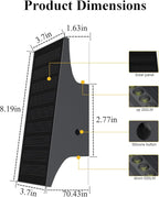 Solar Outdoor Lights, 3000K 700LM Solar Wall Lights Outdoor Up and Down, Dimmable Solar Sconce Lights, IP65 Waterproof Outdoor Solar Lights for Yard Patio Garage Porch, 1pcs
