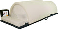Golden Wave Meta Chamber Infrared Sauna Dome | Personal Portable FAR Home Spa Hot Carbon and Ceramic Dry Heat | 1340W/110V Power | One Person Tub Capsule with Pillow and Heater Pad
