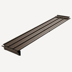 Gazebo Connector Kit - for 8ft Width Wall Mounted Gazebos, Durable Steel Expansion Linker, Rustproof & Easy Assembly for 8'x8' and 8'x10' Lean to Gazebos - Brown