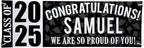 Let's Make Memories Personalized Graduation Banner Class of 2025 - Graduation Party Decorations - Congratulations Banner - Indoor/Outdoor Vinyl - Best in Class - Black - 6 ft.