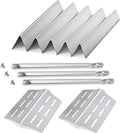 Genesis Grill Parts for Weber E310 E320 E330 EP310 EP320 EP330, 17.5” Flavorizer Bars 7620 Heat Deflector 7622 Burner Tube 62752 for Weber Genesis 300, Grill Replacement Parts for Weber Accessories