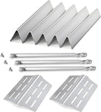 Genesis Grill Parts for Weber E310 E320 E330 EP310 EP320 EP330, 17.5” Flavorizer Bars 7620 Heat Deflector 7622 Burner Tube 62752 for Weber Genesis 300, Grill Replacement Parts for Weber Accessories