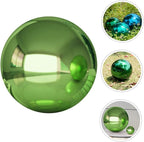 Milisten Garden Gazing Ball Reflective 4.72inch Outdoor Decorative Stainless Steel Sphere