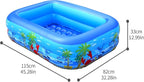 BaiaoInflatable Kiddie Swimming Pool for Adults and Kids, Blow Up Pool for Backyard, Garden, Indoor, or Summer Outdoor Play Water Happy Time