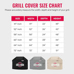 Grillman Grill Cover, BBQ Outdoor Grill Covers, Charcoal, Gas Grills, Waterproof, Rip-Proof, Weather-Resistant, Anti-UV, Barbecue Cover for Weber, Genesis, Charbroil, Nexgrill, etc (Black, 64 Inch)