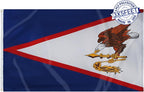 AMZFLAG American Samoa Flag 3X5 ft Double Sided Heavy Duty State of American Samoa Flag 3 Ply Polyester for Outdoor Thick Material