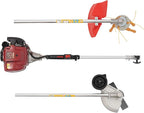 Gas Powered Trimmer, 35.88cc Gas Powered Weed Eater 8500RPM Gas Weed Eater with Goggles for Home Lawn Mowing and Orchard Mowing 10.24 x 8.66 x 10.63 Inch