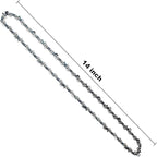 14 Inch Chainsaw Chain for SKIL CS4555-10, 14" Chain Saw Chain for Kobalt KCS 4040-06 40v 1040A-03 1040B-03 Greenworks Ryobi and More (2 Pcs)