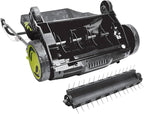Sun Joe Corded Dethatcher & Scarifier with 13.2-Gal Bag, 15-Inch Cutting Width, 13-Amp Motor - Heavy-Duty Yard Trimmer for Gardening Care and Lawn Maintenance, AJ805E