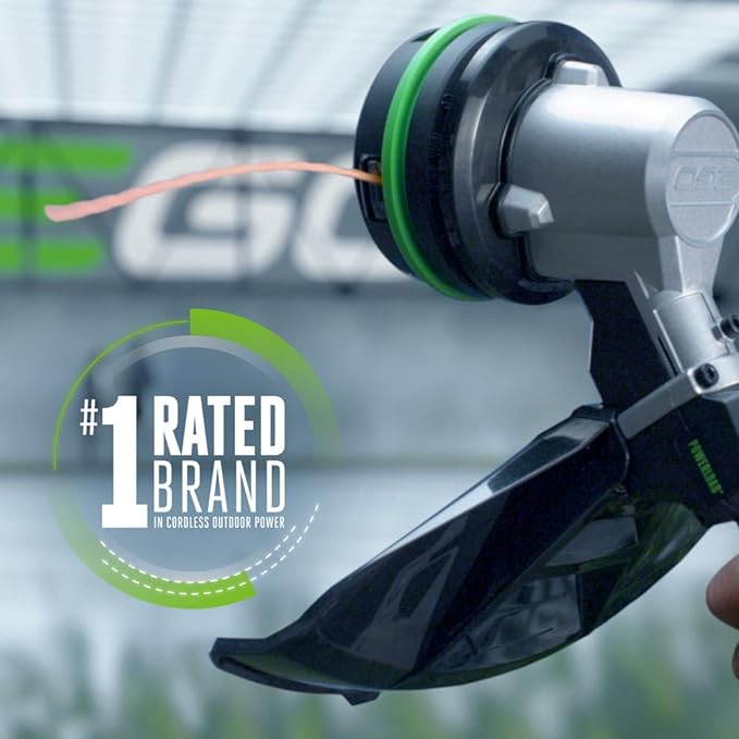 EGO POWER+ String Trimmer, Battery Powered, 15" Trimmer for Weeds and Grass with POWERLOAD and Carbon Fiber Split Shaft, Includes 56V 2.5Ah Battery and Charger - ST1521S