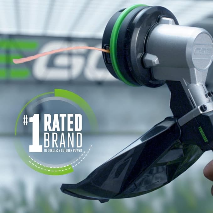 EGO POWER+ String Trimmer, Battery Powered, 15" trimmer for weeds and grass with POWERLOAD and Carbon Fiber Split Shaft, Battery and Charger Not Included - ST1520S