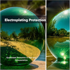 10 Inch Stainless Steel Gazing Globe,v2croft Hollow Ball Mirrored Surface Polished Shiny Sphere,Garden Stainless Steel Gazing Ball for Outdoor Lawn Pond Yard Ornament(Green)