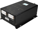 WZRELB 3000W Split Phase Pure Sine Wave Inverter, 24V DC to 120V/240V, 4 AC Outlets, Hardwire Terminal, High Efficiency up to 91.6%