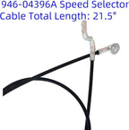 746-04396A Speed Selector Cable for MTD 746-04396 946-04396A, Fits MTD Cub Cadet Craftsman Troy-Bilt Ryobi Yard Man 2 Stage Snow Blower Snow Thrower(2-Pack)