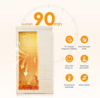 Far Infrared Sauna 1 Person Sauna Room Home Spruce Wood Indoor Saunas 900W/110V Low EMF Dry Sauna 5 Energy Saving Heating Panels, Built-in Control Panel, Speakers, Reading Lights and Circulation Vents