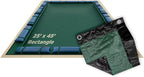 Buffalo Blizzard Supreme Plus 25 ft x 45 ft Rectangular Winter Pool Cover | Green/Black | Heavy Duty for Above Ground Swimming Pools | Easy Install | Cold & UV Resistant | Seasonal Debris Protection