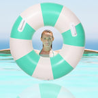 2PCS Large Swimming Pool Tubes Inflatable Pool Floats for Adult Swim Ring Floaties Inflatable Swimming Pool Raft Summer Beach Lounger Float Party Supplies