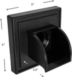 Marcello Square Pool & Fountain Water Feature Spout (Midnight Black)