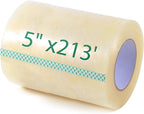 Greenhouse Repair Tape, 6.3 mil Thickness Greenhouse Plastic Tape, Clear UV Resistant Greenhouse Sheeting Coverings Film Tape(5inX213ft)