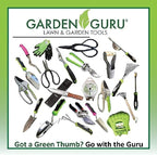 Garden Guru Soft Grip Garden Pruning Shears Scissors Clippers - Hardened Titanium Blades - Comfort Grips – Heavy Duty Bypass Hand Pruners Branch Cutters - for Gardening Trimming Bushes Flowers Plants