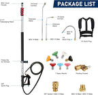 High Pressure Washer Nozzle Set, 7 Pieces Variable Speed Connection, High Pressure Washer Quick Nozzle, 1/4" Quick Connection, 4000 PSI (Washer Wand With 7 Nozzle)