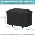 Grill Cover for Nexgrill Daytona 720-1115 2-Burner Propane Gas Grill, Waterproof Outdoor BBQ Griddle Cover - 46 x 25 x 33 Inch