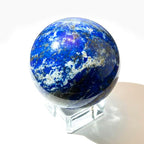5-6CM/1.97-2.36inch Natural Crystal Ball Lapis Lazuli Polished Divination Ball Decorative Sphere Reiki Healing Crystals Ball Healing Stone Crafts (50-60mm, Lapis Lazuli)