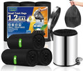 OKKEAI Small Garbage Bags for Bathroom Can 5 Liter Trash Bags 1.2 Gal Waste Basket Liners for Bathroom Mini Trash Bags Trash Plastic Bags Small
