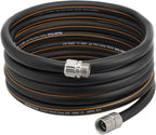 Giraffe Tools Garden Hose 20ft x 5/8", Custom Length, Heavy Duty, No Kink, Flexible, Rubber Garden Hose, Leakproof Water Hose with Male to Female Fittings, 600 Burst PSI