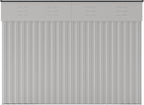 4×8 FT Outdoor Metal Storage Shed,Heavy-Duty Lean to Storage Shed with Lockable Single Side Hinge Door,Waterproof Metal Storage Tool House W/Sloping Roof,Air Vent&Protect Film,for Backyard,White