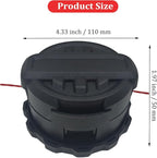 DWO1DT995 Replacement Trimmer Head for Dewalt DCST922P1 DCST922B DCST972X1 Cordless Weed Wacker String Trimmer,Weed Eater Parts with Pre-Wound Line 0.080" 20ft