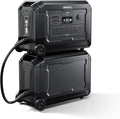Expandable 10.08kWh Solar Generator Kit, Portable Power Station 4000W w/Smart Extra Expansion Battery 5040Wh LifePo4 Home Battery Backup Power Supply for Blackout, Outdoor Camping, RV, Emergency