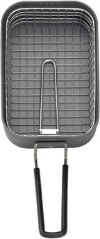Outdoor Camping Fryers Stainless Steel Fry Basket Commercial Fryers Basket for Picnics and Cooking
