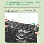 48 gallon heavy duty trash bags, 39.37x47.24 inches, black, extra strong construction & yard bags for commercial, industrial, garden waste, leakproof & puncture resistant(30 pieces）