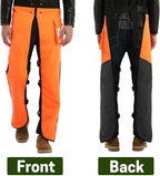 Chainsaw Chaps Apron Wrap 8-layer for Men/Women Loggers Forest Workers Protective Chain Saw Pants Adjustable