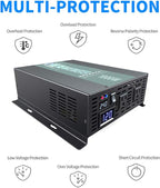 WZRELB RBP100024VCRT 1000W 24V 120V Pure Sine Wave Solar Power Inverter with Remote Control Switch