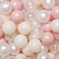 TRENDPLAY Plastic Balls for Ball Pits 2.2 Inch, Pack of 50 100 200 500 Hollow Balls, Perfect for Toddler Baby Pools,Party,Festival Decoration