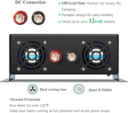 WZRELB 1500W Continuous Pure Sine Wave Inverter DC 12V to AC 120V Car Power Inverter with Dual AC Outlets