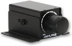 Alpine R2-SB10V-BNDL 10" Type-R Halo Loaded Enclosure with S-A60M 600 Watt Mono Amplifier and RUX-KNOB.2 Bass Knob