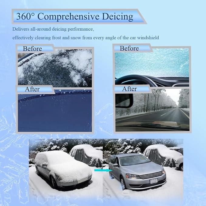 Riloer Electromagnetic Wave Anti Freezing And Snow Removal Device 3pcs, Anti Freeze Electromagnetic Car Defroster For Snow Removal, Electromagnetic Car Snow Removal Device