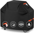 Grill Cover for Outdoor Grill 600D Heavy Duty 64Inch Waterproof,UV & Fade Resistant,BBQ Cover with Adjustable Straps,BBQ Grill Cover for Weber,Blackstone,Charbroil etc,Black