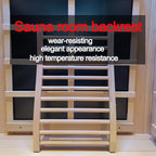 2 Pack Sauna Backrest Infrared Wooden Sauna, Traditional Sauna