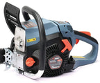 SENIX 18" Gas Chainsaw 49cc Gas Powered Chainsaws, Cordless Chain Saw for Wood Cutting and Tree Trimming, Loop Handle, CS4QL-L1