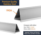 Grill Replacement Parts for Weber Genesis 300 Series Flavorizer Bars Heat Deflector Burner Tube Set Kit for Weber Genesis Grill Parts E310 E320 E330 EP310 EP320 EP330