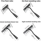 Gardenia Iron Weeding Rake, 2025 Gardenia Iron Weeding rake, Ironrake The Heavy-Duty Irons Weedings Rakes,Irons Rakes for Gardening and Weedings (5 Teeth) (5 Teeth)